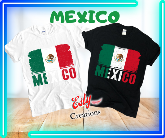 T-Shirt Mexico Bandera