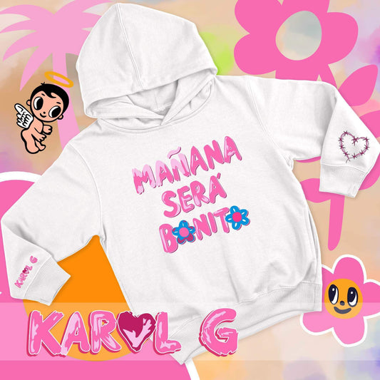 HOODIE Mañana Será Bonito Rosa ,Karol G